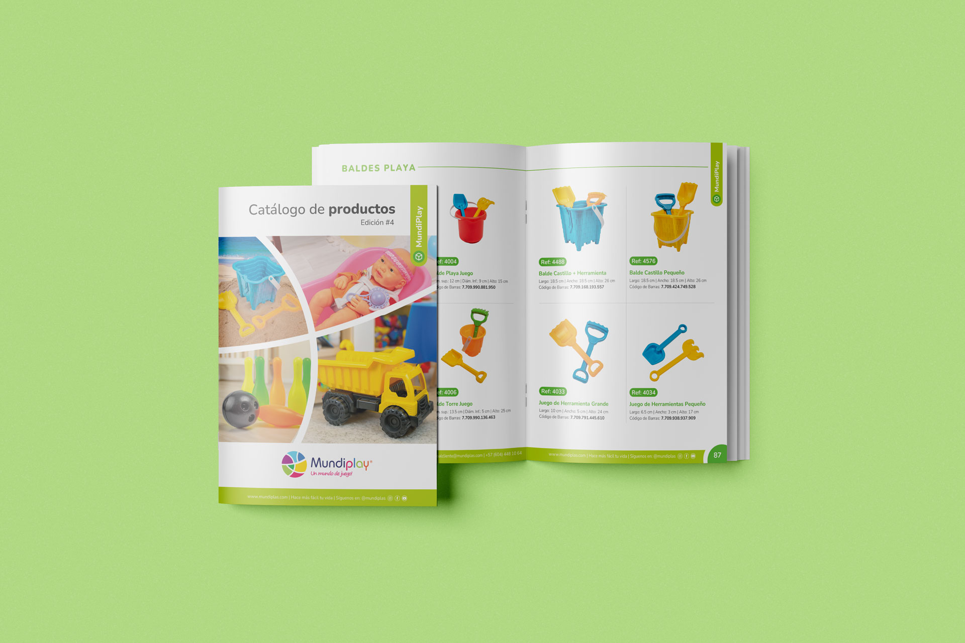 catálogo-mundiplay Diseño brochure de productos