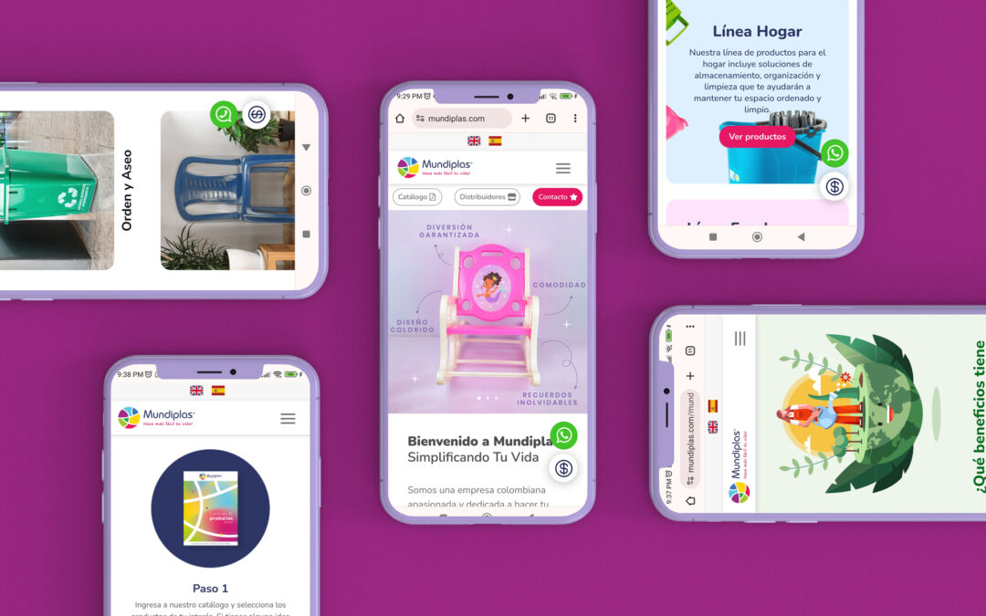 Diseño web empresa de plásticos Mundiplas