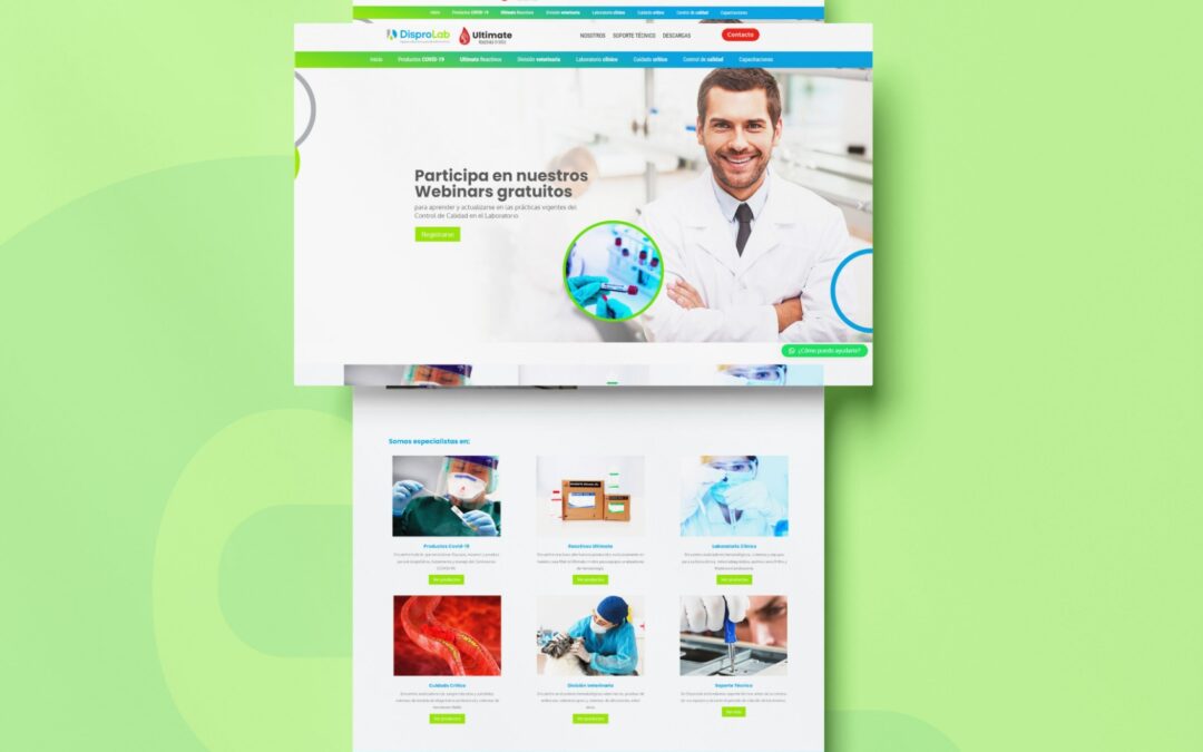 Diseño web empresas b2b: Disprolab