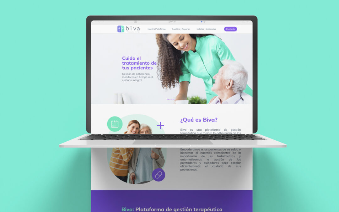 Diseño web App salud