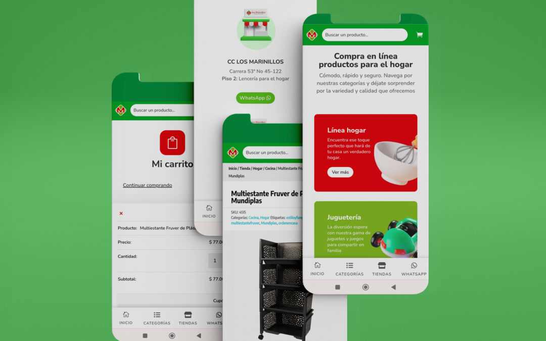 Diseño tienda online Los Marinillos